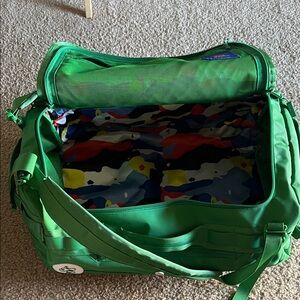 Vibrant Green Duffel Bag